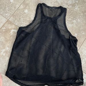 Koral Mesh Black tank